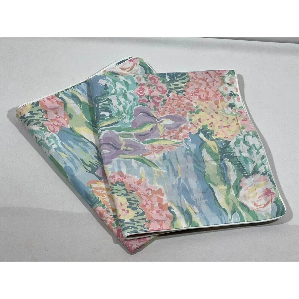 Claude Monet Giverny Floral Pillowcase Set Cottagecore Garden Impressionist